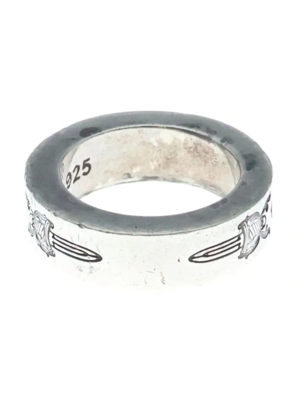 Chrome Hearts 6 Spacer Dagger 6 Spacerring Dager Silver Ring